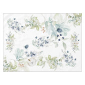 ,Blauwgroen en zagerijafval Tafelkleed (Voorkant (Horizontaal))