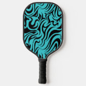 Blauwgroen en zwarte Pickleball Paddle (Achterkant)