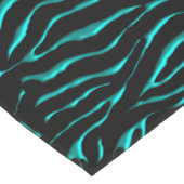 Blauwgroen en zwarte Zebra met streping-tafelloper Korte Tafelloper (Hoek)