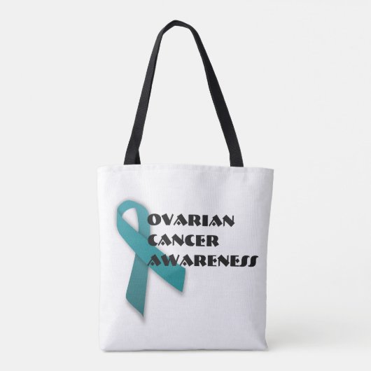 Blauwgroen Er is A Cure (tweezijdig print tas) Tote Bag (Achterkant)
