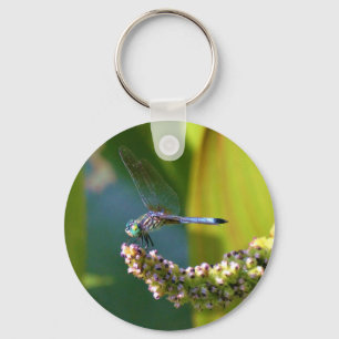 Blauwgroen-eyed Dragonfly Sleutelhanger
