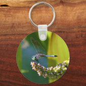 Blauwgroen-eyed Dragonfly Sleutelhanger (Voorkant)