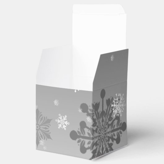 Blauwgroen Fancy kerstsierbox Bedankdoosjes (Geopend)