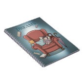 Blauwgroen fauteuil Dreams Classic Notitieboek (Rechterzijde)