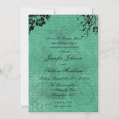  Blauwgroen fietsenrepetitie Inbeluitnodiging Kaart (Achterkant)