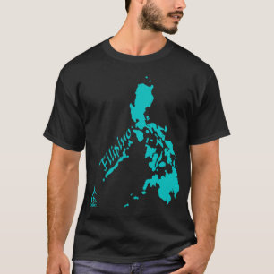 Blauwgroen Filippijnse eilanden T-shirt