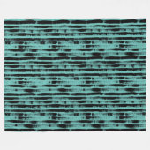 blauwgroen fleece deken (Voorkant (Horizontaal))