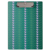  Blauwgroen flesvormig behang Klembord (Voorkant)