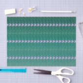 Blauwgroen flesvormig behang Tissuepapier (Craft)