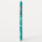 Blauwgroen Floral Pride & Prejudice Bookish Quote Case-Mate iPhone Case (Achterkant/links)