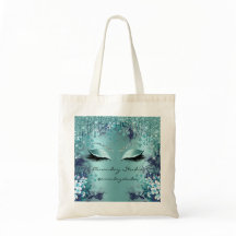 Blauwgroen Florals Eyes Glitter Drips Bruiloft Bru