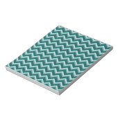 Blauwgroen Folie in reliëf Notitieblok (Linkerzijde)