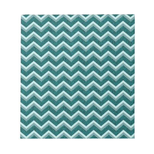 Blauwgroen Folie in reliëf Notitieblok (Voorkant)