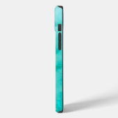 Blauwgroen foto met inktvulling Case-Mate iPhone case (Achterkant / Links)