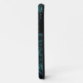 Blauwgroen fractal ifooncase Case-Mate iPhone case (Achterkant/links)
