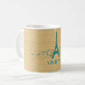 Blauwgroen Franse Vlaamse Mok (Voorkant links)