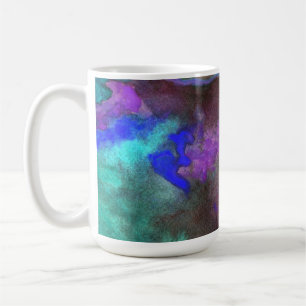 Blauwgroen Fusion Design Monogram Mok