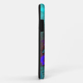 Blauwgroen Fusion Hoesje-Mate Apple iPhone Case (Achterkant/rechts)
