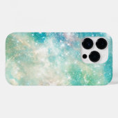 Blauwgroen Galactic Starry Sky Case-Mate iPhone Case (Achterkant (horizontaal))