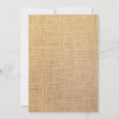 Blauwgroen garnalen en bruiloft kaart (Achterkant)