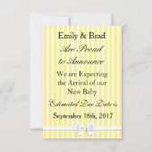 Blauwgroen & Geel "We verwachten" Aankondiging (Achterkant)