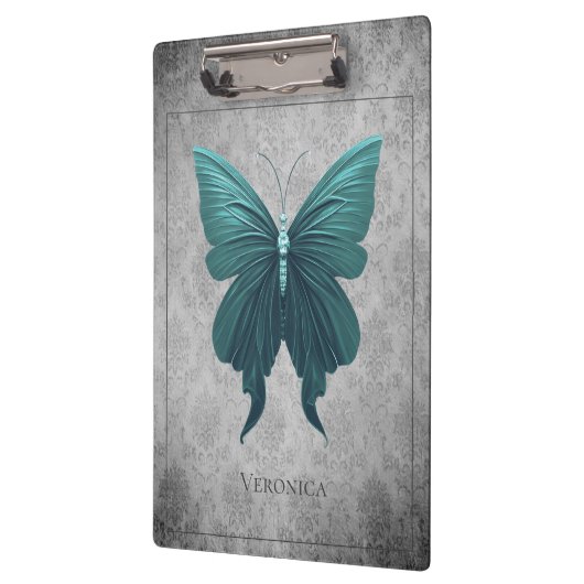 Blauwgroen gejuwelde libel klembord (Links)