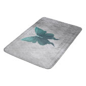 Blauwgroen gejuwelde vlinder badmat (Gekanteld)