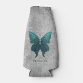 Blauwgroen gejuwelde vlinder flesjeskoeler (Voorkant)