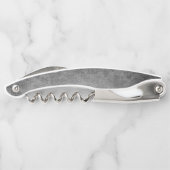 Blauwgroen gejuwelde vlinder kurkentrekker (Achterkant)