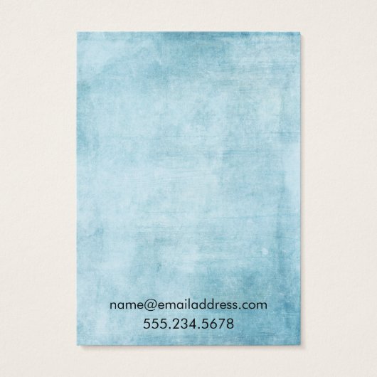 Blauwgroen, gekromde generator, Kaart (Achterkant)