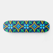 Blauwgroen gele platformindustrie van Mexicaans te Skateboard (Horizontaal)