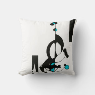 Blauwgroen Geo Pillow Kussen