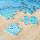 Blauwgroen Geode Legpuzzel (Zijkant)