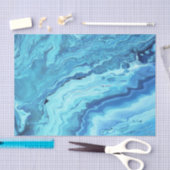 Blauwgroen Geode Tissuepapier (Craft)