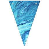 Blauwgroen Geode Vlaggetjes (Derde vlag)