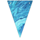 Blauwgroen Geode Vlaggetjes (Eerste vlag)