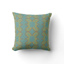 Blauwgroen geometrisch lijnpatroon