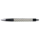 Blauwgroen geometrisch patroon pen (Voorkant)