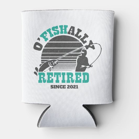 Blauwgroen gepensioneerd met Obesitas Gevist pensi Blikjeskoeler (Voorkant)