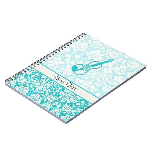 Blauwgroen geweld notitieboek (Linkerzijde)