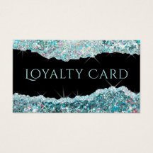 Blauwgroen gierige glitter-trouwerekkaart