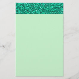 Blauwgroen gipstructuur Briefpapier