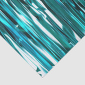 Blauwgroen glam strepen tissuepapier (Detail)
