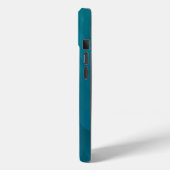 Blauwgroen glastextuur Case-Mate iPhone case (Achterkant / Links)