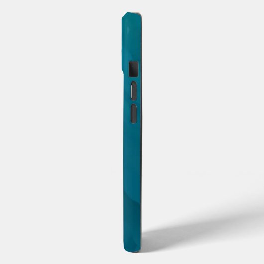 Blauwgroen glastextuur Case-Mate iPhone case (Achterkant / Links)