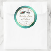 Blauwgroen Glitter- en White Product Labels - Lady (Tas)
