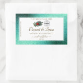 Blauwgroen Glitter- en White Product Labels - Lady (Tas)