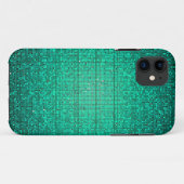 Blauwgroen Glitter iPhone 5 Mate Barely There™ Hoe Case-Mate iPhone Case (Achterkant (horizontaal))