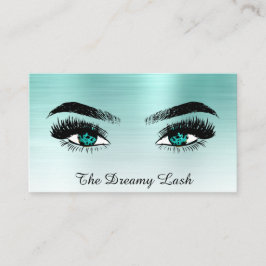 *~* BLAUWGROEN Glitter Lashes QR Brows Extensions Visitekaartje