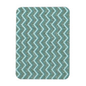 Blauwgroen glitter magneet (Verticaal)